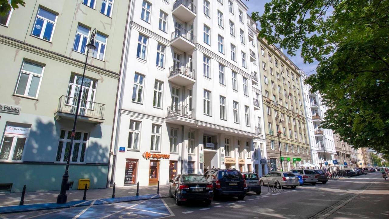 Apartament Grey Pearl Downtown Appartamento Varsavia Esterno foto