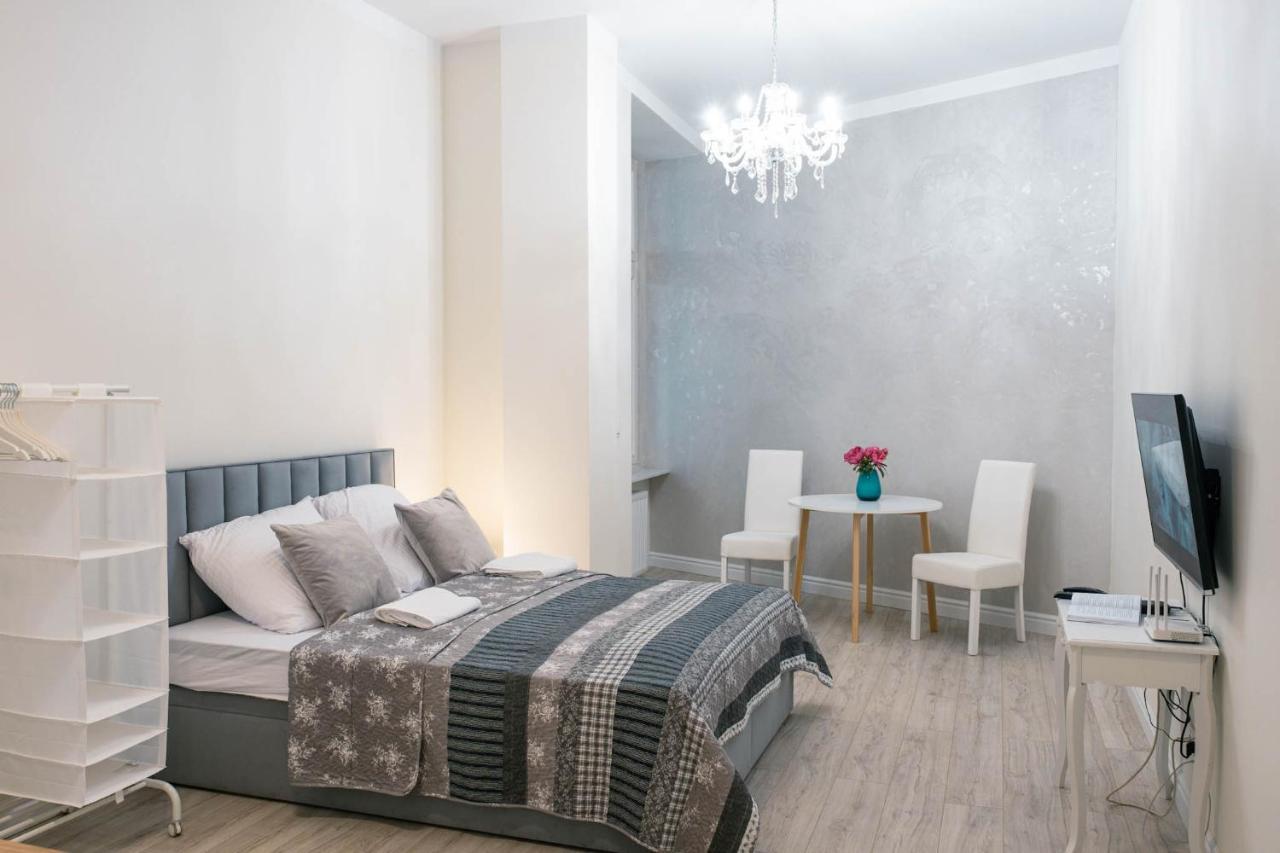 Apartament Grey Pearl Downtown Appartamento Varsavia Esterno foto